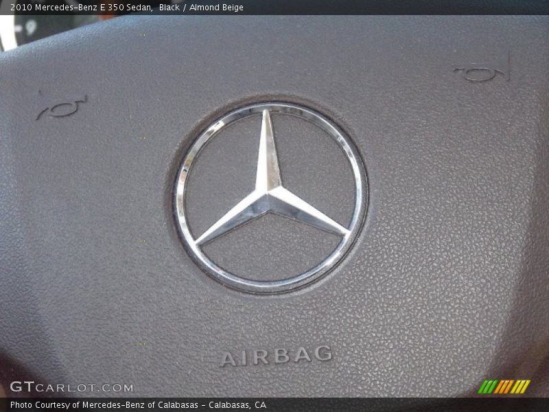 Black / Almond Beige 2010 Mercedes-Benz E 350 Sedan