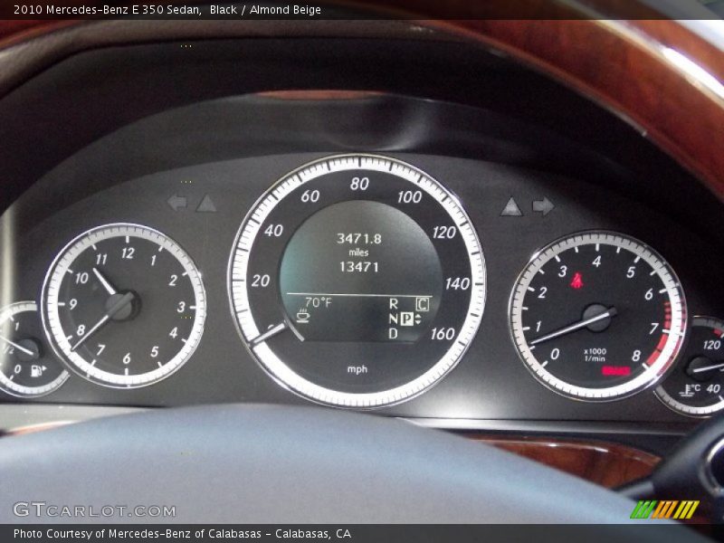 Black / Almond Beige 2010 Mercedes-Benz E 350 Sedan