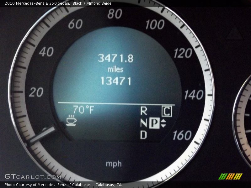 Black / Almond Beige 2010 Mercedes-Benz E 350 Sedan