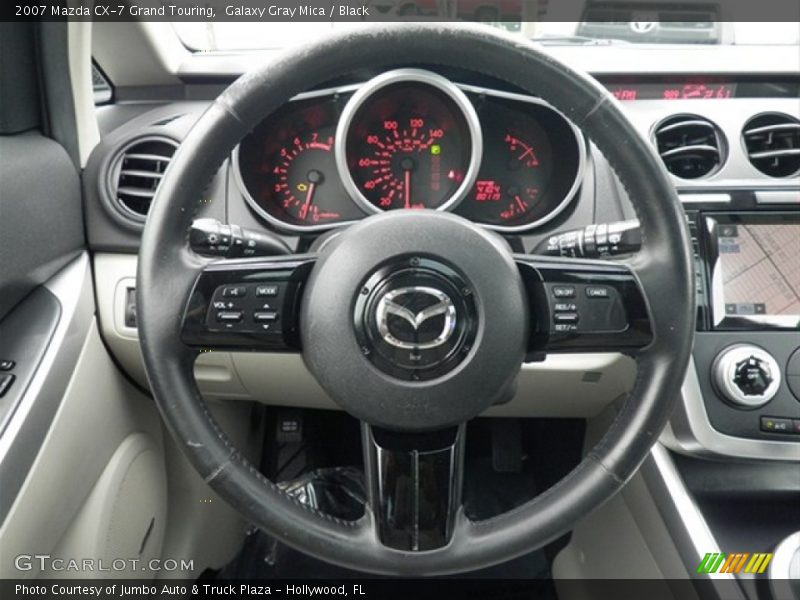 Galaxy Gray Mica / Black 2007 Mazda CX-7 Grand Touring