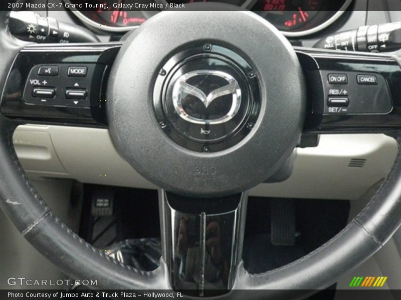 Galaxy Gray Mica / Black 2007 Mazda CX-7 Grand Touring