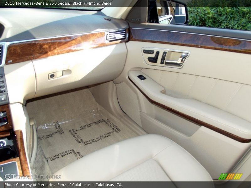 Black / Almond Beige 2010 Mercedes-Benz E 350 Sedan