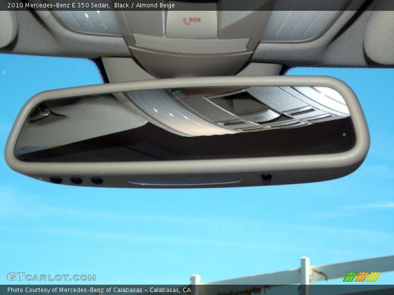 Black / Almond Beige 2010 Mercedes-Benz E 350 Sedan