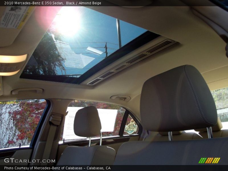 Black / Almond Beige 2010 Mercedes-Benz E 350 Sedan