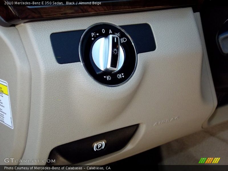 Black / Almond Beige 2010 Mercedes-Benz E 350 Sedan