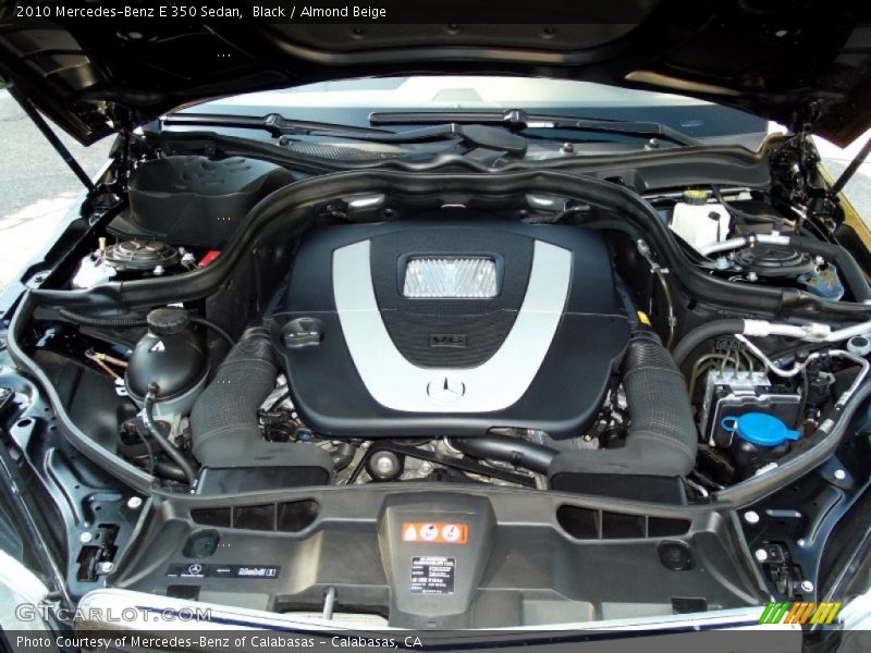 Black / Almond Beige 2010 Mercedes-Benz E 350 Sedan