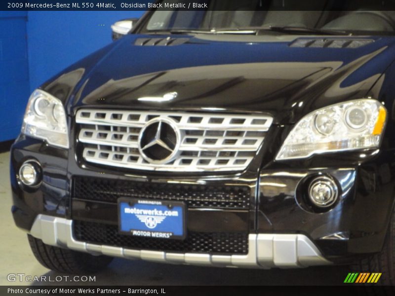 Obsidian Black Metallic / Black 2009 Mercedes-Benz ML 550 4Matic
