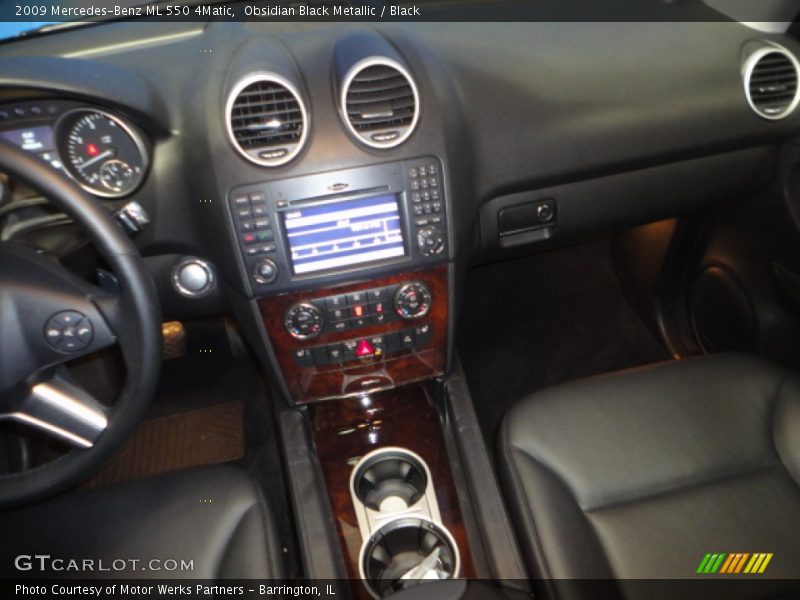 Obsidian Black Metallic / Black 2009 Mercedes-Benz ML 550 4Matic