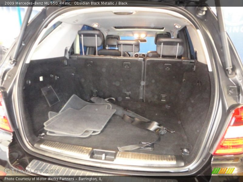 Obsidian Black Metallic / Black 2009 Mercedes-Benz ML 550 4Matic