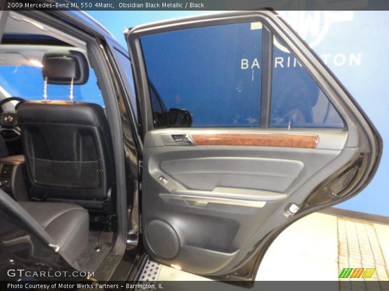 Obsidian Black Metallic / Black 2009 Mercedes-Benz ML 550 4Matic