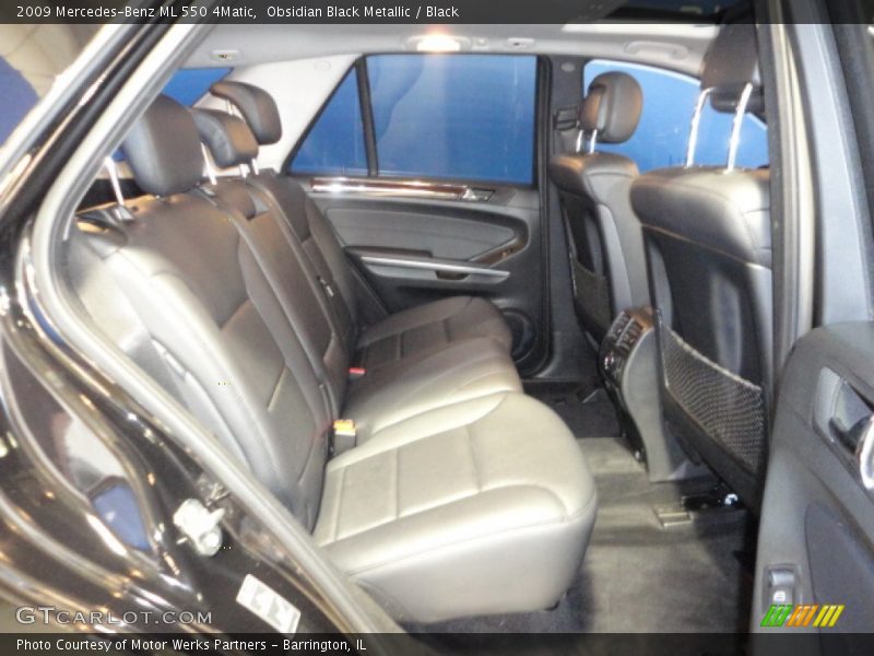 Obsidian Black Metallic / Black 2009 Mercedes-Benz ML 550 4Matic