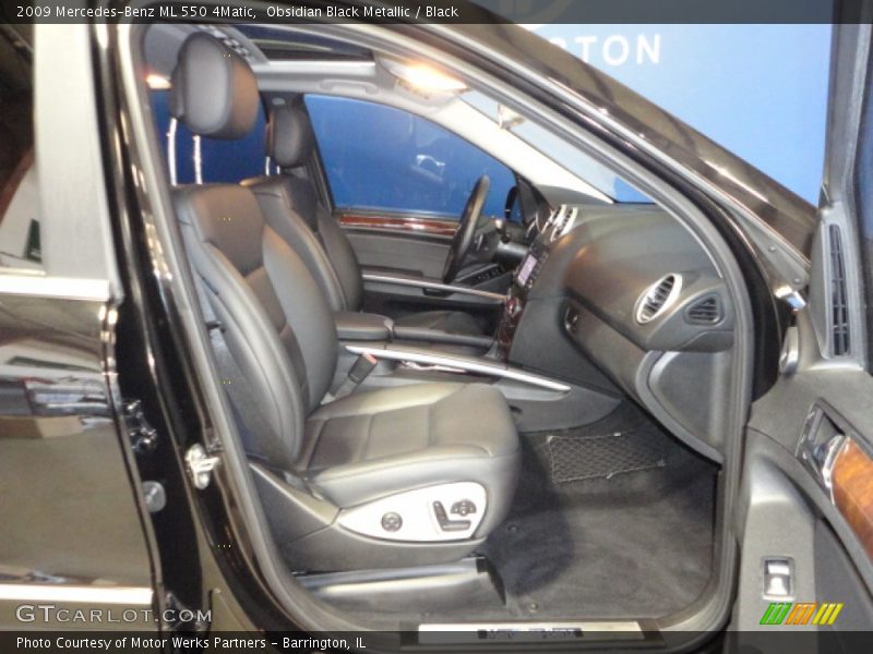 Obsidian Black Metallic / Black 2009 Mercedes-Benz ML 550 4Matic