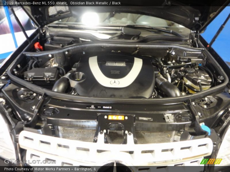 Obsidian Black Metallic / Black 2009 Mercedes-Benz ML 550 4Matic
