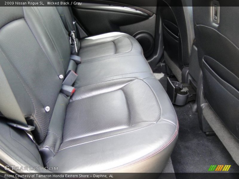 Wicked Black / Gray 2009 Nissan Rogue SL