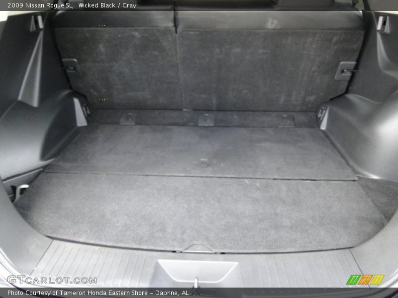 Wicked Black / Gray 2009 Nissan Rogue SL