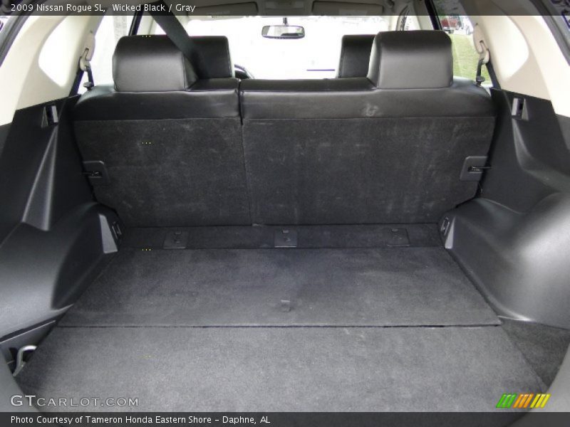 Wicked Black / Gray 2009 Nissan Rogue SL