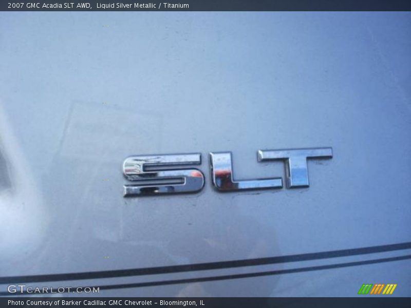 Liquid Silver Metallic / Titanium 2007 GMC Acadia SLT AWD