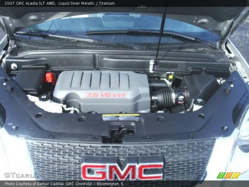 Liquid Silver Metallic / Titanium 2007 GMC Acadia SLT AWD
