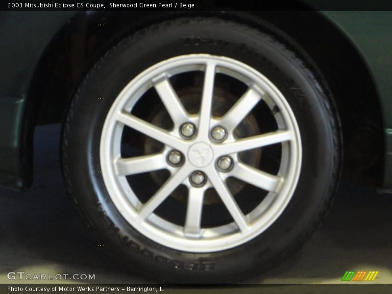 Sherwood Green Pearl / Beige 2001 Mitsubishi Eclipse GS Coupe