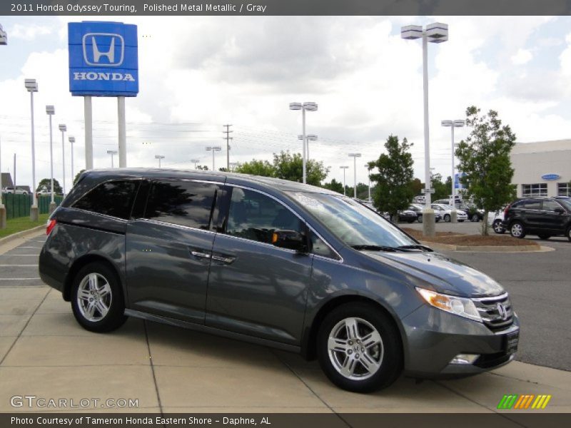 Polished Metal Metallic / Gray 2011 Honda Odyssey Touring