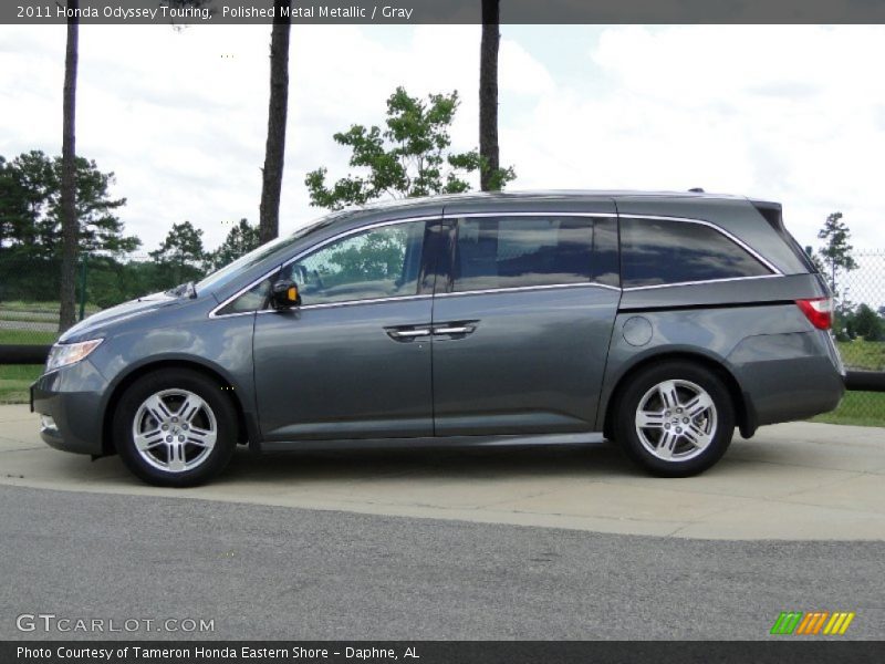 Polished Metal Metallic / Gray 2011 Honda Odyssey Touring