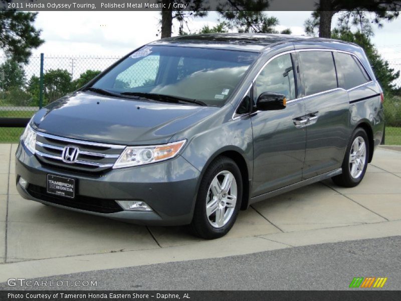 Polished Metal Metallic / Gray 2011 Honda Odyssey Touring