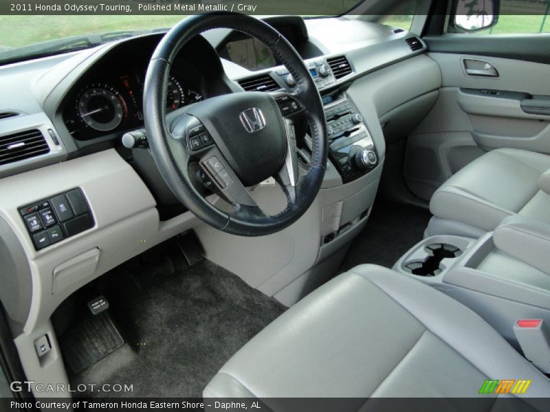 Polished Metal Metallic / Gray 2011 Honda Odyssey Touring