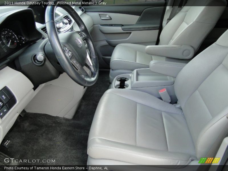 Polished Metal Metallic / Gray 2011 Honda Odyssey Touring