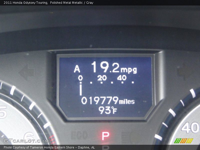 Polished Metal Metallic / Gray 2011 Honda Odyssey Touring
