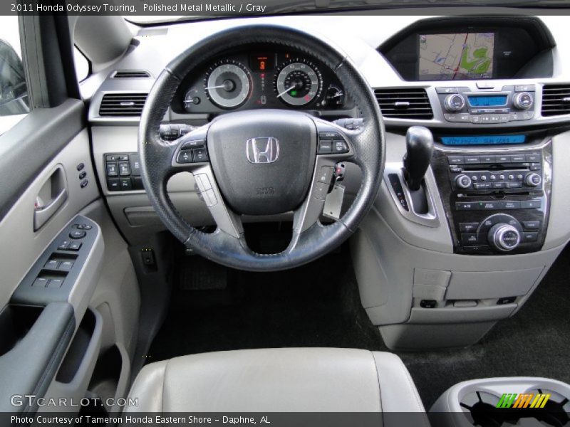 Polished Metal Metallic / Gray 2011 Honda Odyssey Touring