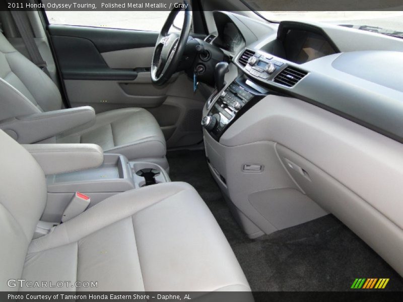 Polished Metal Metallic / Gray 2011 Honda Odyssey Touring