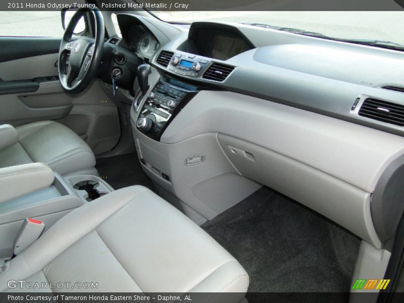 Polished Metal Metallic / Gray 2011 Honda Odyssey Touring