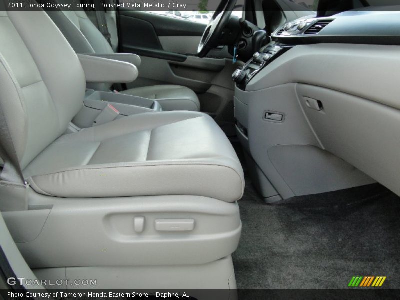 Polished Metal Metallic / Gray 2011 Honda Odyssey Touring