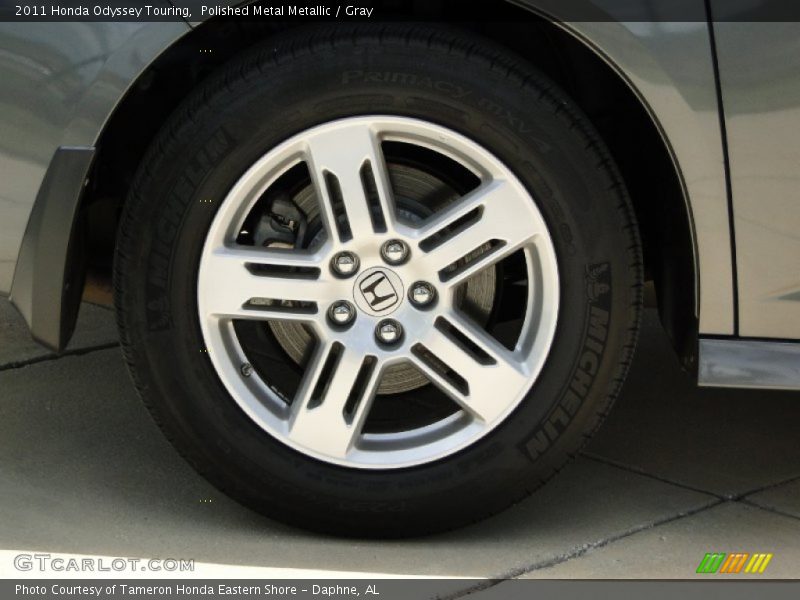 Polished Metal Metallic / Gray 2011 Honda Odyssey Touring