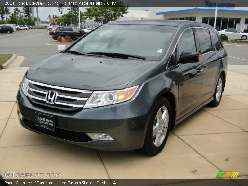 Polished Metal Metallic / Gray 2011 Honda Odyssey Touring