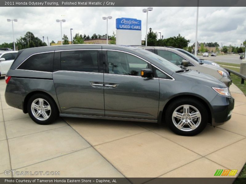 Polished Metal Metallic / Gray 2011 Honda Odyssey Touring