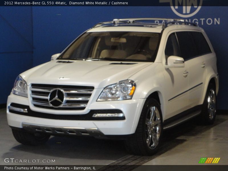 Diamond White Metallic / Cashmere 2012 Mercedes-Benz GL 550 4Matic