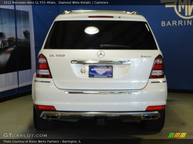 Diamond White Metallic / Cashmere 2012 Mercedes-Benz GL 550 4Matic