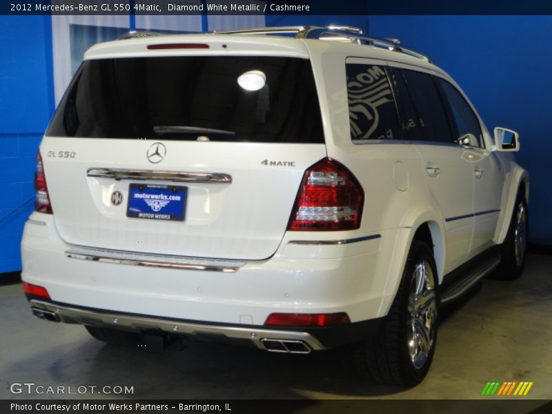 Diamond White Metallic / Cashmere 2012 Mercedes-Benz GL 550 4Matic