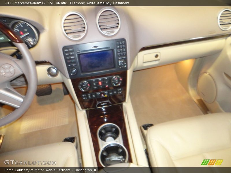 Diamond White Metallic / Cashmere 2012 Mercedes-Benz GL 550 4Matic