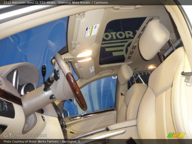 Diamond White Metallic / Cashmere 2012 Mercedes-Benz GL 550 4Matic
