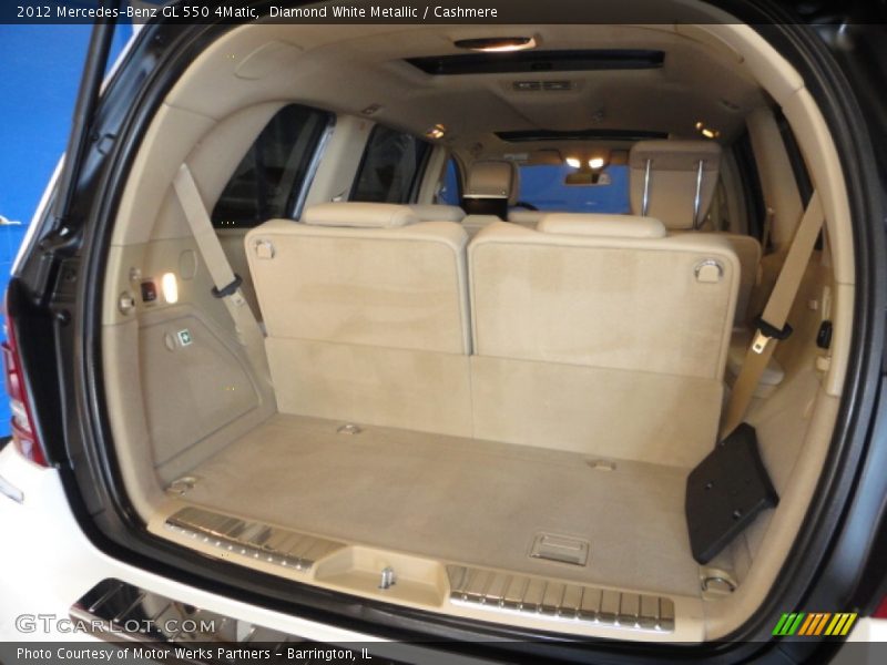 Diamond White Metallic / Cashmere 2012 Mercedes-Benz GL 550 4Matic