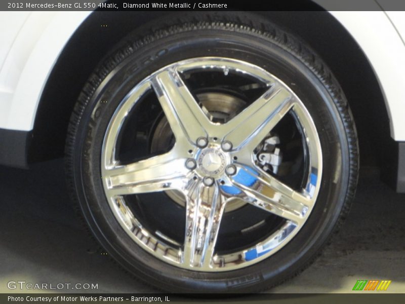 Diamond White Metallic / Cashmere 2012 Mercedes-Benz GL 550 4Matic