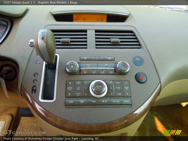 Majestic Blue Metallic / Beige 2007 Nissan Quest 3.5