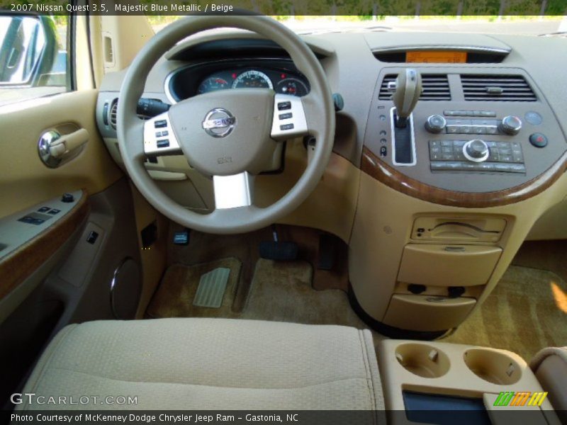 Majestic Blue Metallic / Beige 2007 Nissan Quest 3.5