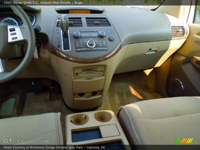 Majestic Blue Metallic / Beige 2007 Nissan Quest 3.5