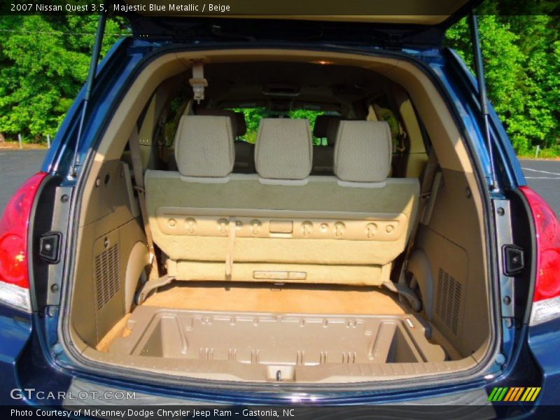 Majestic Blue Metallic / Beige 2007 Nissan Quest 3.5