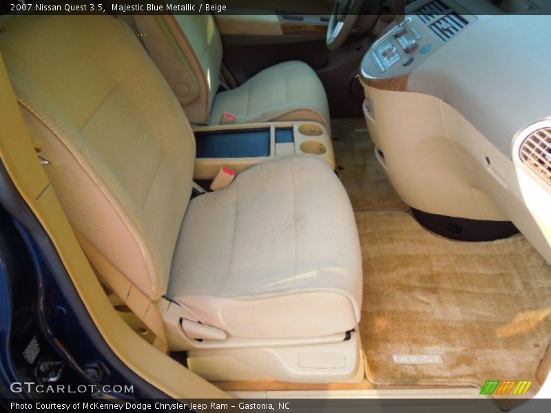 Majestic Blue Metallic / Beige 2007 Nissan Quest 3.5