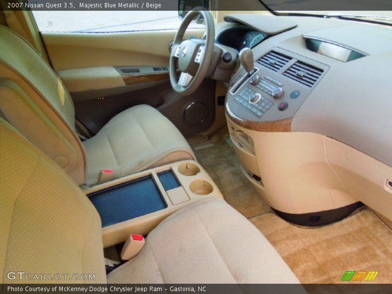 Majestic Blue Metallic / Beige 2007 Nissan Quest 3.5