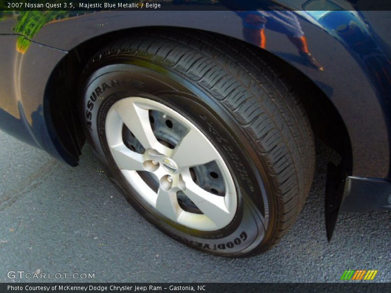 Majestic Blue Metallic / Beige 2007 Nissan Quest 3.5